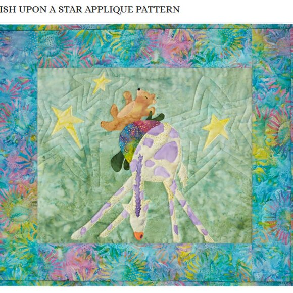 McKenna Ryan “Wish Upon a Star” Applique Quilt Sewing Pattern Uncut FF - Picture 1 of 6